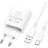 Зарядний пристрій BOROFONE BA74A Aspirer single port charger set(Type-C) White (BA74ACW)
