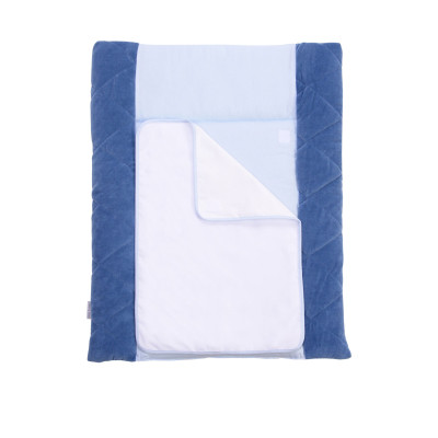 Пеленальний матрацик Верес Velour Deep blue 50х70 см (429.02)