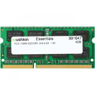 Модуль пам&#039;яті для ноутбука SoDIMM DDR3 4GB 1333 MHz Essentials Mushkin (991647)