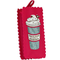 Пенал Cool For School 1 відділення Рожевий (J-2609-pink)