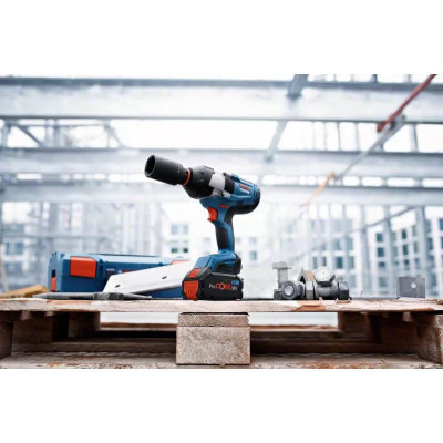 Гайковерт Bosch ударний GDS 18V-1050 H, 18В, 2x5.0 GAL1880 L-Box (0.601.9J8.522)