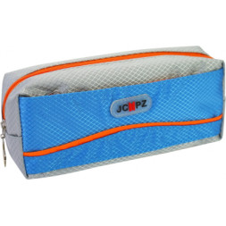 Пенал Cool For School 2 відділення блакитно/сірий (J-2378-blue)