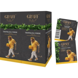 Чай Graff Зелений Tropicana Verde Манго-Лічі 20 пакетиків х 1.5 г (4820279610665)