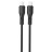 Дата кабель USB-C to USB-C 1.0m 60W black XO (NBQ231B_Black)