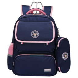 Рюкзак шкільний Cool For School 16&quot; Синій з рожевим (2852-navy-pink)