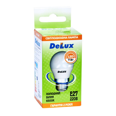 Лампочка Delux BL50P 7Вт 6500K 220В E27 (90020562 90011760)