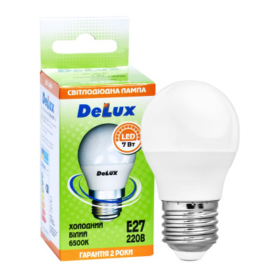 Лампочка Delux BL50P 7Вт 6500K 220В E27 (90020562 90011760)
