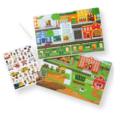 Набір для творчості Melissa&amp;Doug Перевідні наліпки Навколо будинку (MD9530)