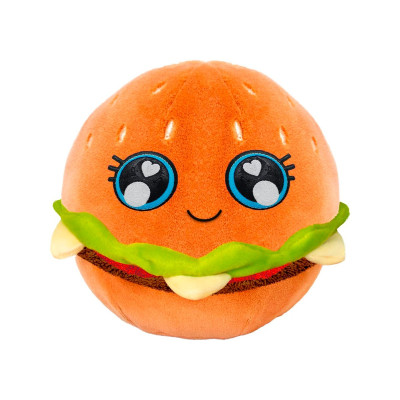 М&#039;яка іграшка Biggies серії Little Foodies - Бургер (надувна іграшка, насос) (BIG002-BU)
