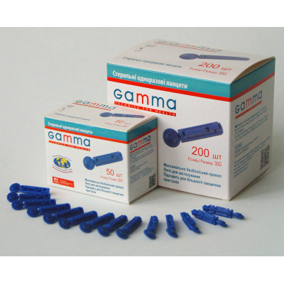 Ланцети Gamma 50 шт. (7640162324649)