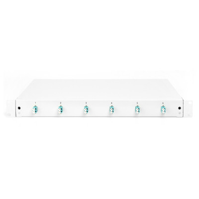 Патч-панель 1U 19&quot;, 6xLC duplex, incl, Splice Cass, OM3 Color Pigtails, Adapter Digitus (DN-96330/3)