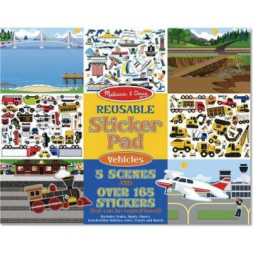 Набір для творчості Melissa&amp;Doug многоразовые наклейки &quot;Транспорт&quot; (MD4199)