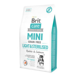 Сухий корм для собак Brit Care GF Mini Light &amp; Sterilised 2 кг (8595602521067)