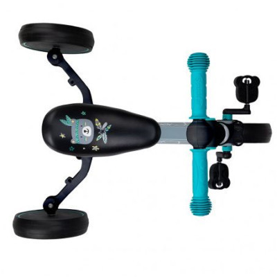 Біговел MoMi Loris 3 в 1 велосипед Grey-Turquoise (ROBI00041)