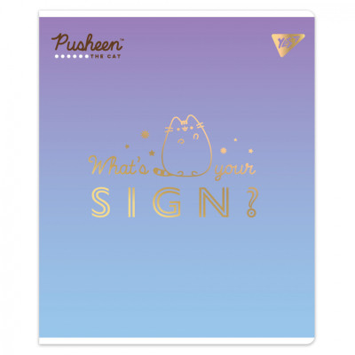 Зошит Yes Goldstar Pusheen А5 12 аркушів клітинка (767493)