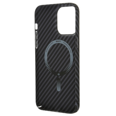 Чохол до мобільного телефона Armorstandart LikeCarbon MagCase Apple iPhone 13 Pro Max Black (ARM66362)