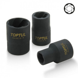 Екстрактор Toptul головка для пошкоджених болтів 1/2&quot; 19мм (BAAK1619)