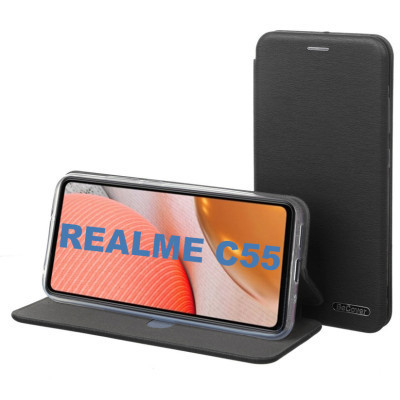 Чохол до мобільного телефона BeCover Exclusive Realme C55 Black (710291)