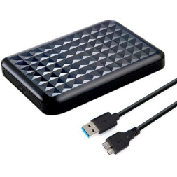 Кишеня зовнішня Dynamode 2.5&quot; SATA HDD/SSD USB 3.0 Black (DM-CAD-25318)