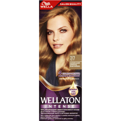 Фарба для волосся Wellaton 7/7 Карамельний шоколад 110 мл (4064666085685)