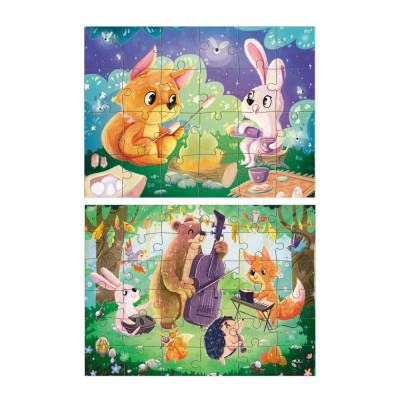 Пазл DoDo 2 в 1 Літні вечори (300609)