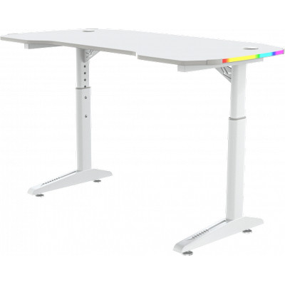 Комп&#039;ютерний стіл GT Racer T-1229 White (T-1229 (120x60x71-79) White)