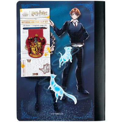 Блокнот Kite з магнітною закладкою Harry Potter А5, 60 аркушів, клітинка (HP25-192)