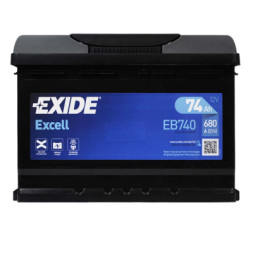 Акумулятор автомобільний EXIDE EXCELL 74A (EB740)