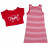 Плаття дитяче Breeze в смужку з топом (12358-134G-red)
