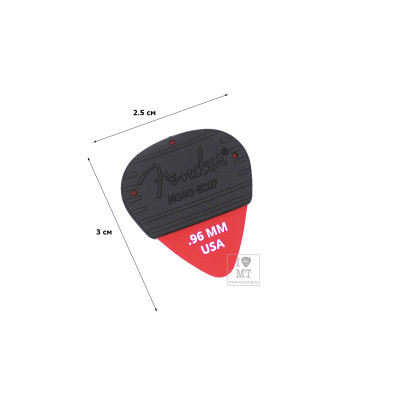 Медіатор Fender Mojo Grip Delrin .96 3 шт. (230703)
