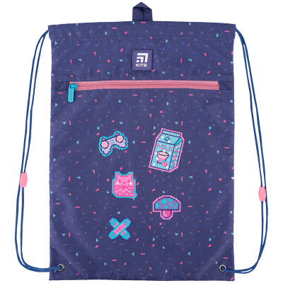Сумка для взуття Kite Pixel Love Фіолетова (K24-601M-5)