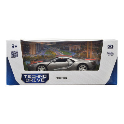 Машина TechnoDrive Ford GT 2019 сірий (250338U)