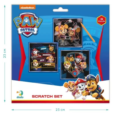 Набір для творчості DoDo гравюр Paw Patrol 3 шт (200194)