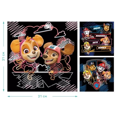 Набір для творчості DoDo гравюр Paw Patrol 3 шт (200194)