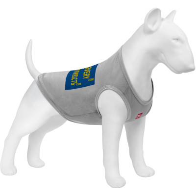Борцівка для тварин WAUDOG Clothes &quot;Сміливість&quot; сітка M сіра (302-0231-11)