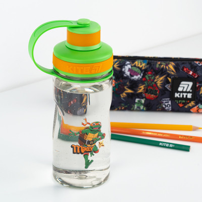 Поїльник-непроливайка Kite Ninja Turtles 500 мл, сіра (NT25-397)