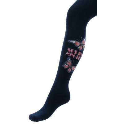 Колготки дитячі UCS Socks з метеликом (M0C0301-2122-9G-blue)