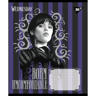 Зошит Yes Wednesday Таємничі уроки А5 48 аркушів клітинка (768269)