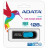 USB флеш накопичувач ADATA 128GB UV128 Black/Blue USB 3.1 (AUV128-128G-RBE)