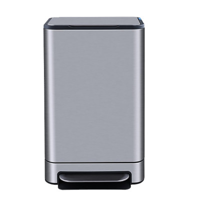 Контейнер для сміття JAH Soft Close З педаллю З внутрішнім відром Срібний металік 40 л (20265)