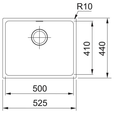 Мийка кухонна Franke SIRIUS SID 110-50 (125.0395.602)