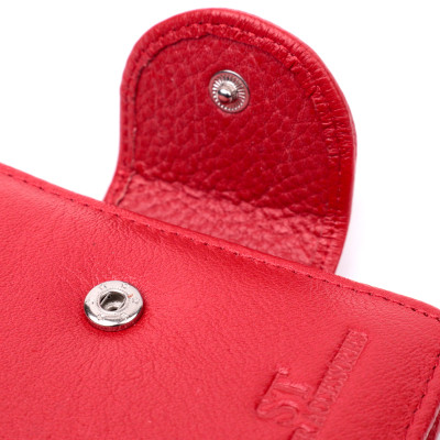 Гаманець ST Leather З натуральної шкіри Червоний (22453)