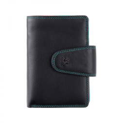 Гаманець Visconti SP31 Poppy з RFID Black Multi (SP31 BLK M)
