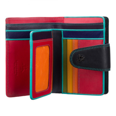 Гаманець Visconti SP31 Poppy з RFID Black Multi (SP31 BLK M)