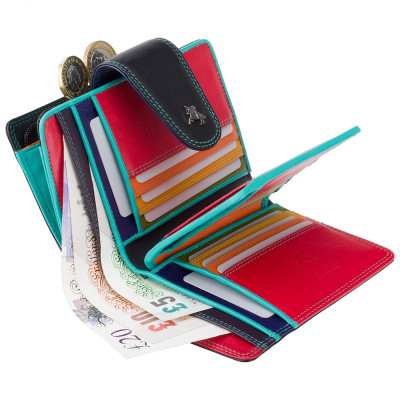 Гаманець Visconti SP31 Poppy з RFID Black Multi (SP31 BLK M)