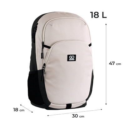 Рюкзак шкільний GoPack Education Teens 185 бежевий (GO25-185L-3)
