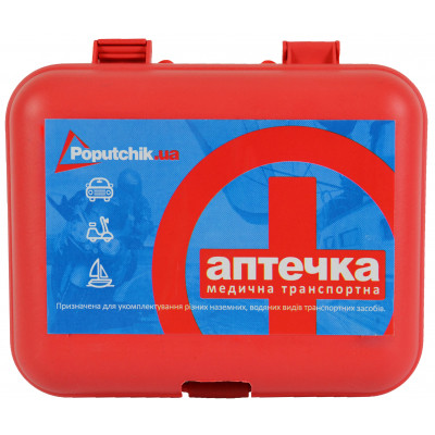 Набір техдопомоги Poputchik автомобіліста &quot;Стандарт&quot; з жилетом (01-035)
