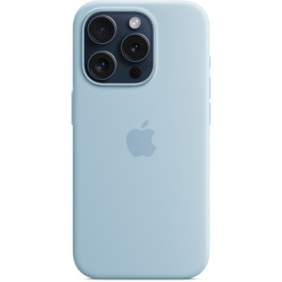 Чохол до мобільного телефона Apple iPhone 15 Pro Silicone Case with MagSafe - Light Blue,Model A3125 (MWNM3ZM/A)