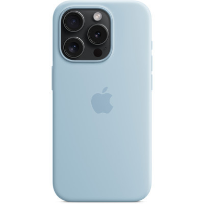 Чохол до мобільного телефона Apple iPhone 15 Pro Silicone Case with MagSafe - Light Blue,Model A3125 (MWNM3ZM/A)