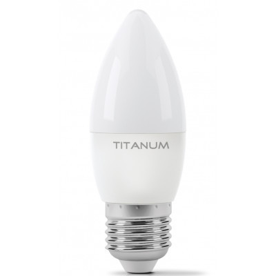 Лампочка TITANUM C37 6W E27 3000K (TLС3706273)
